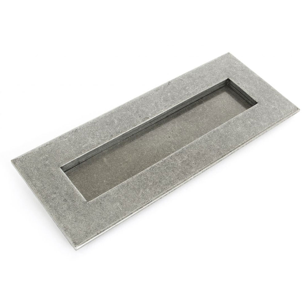 From the Anvil Small Letter Plate - Pewter